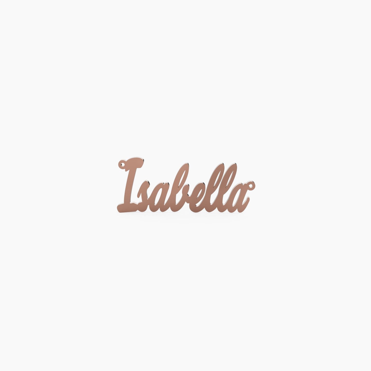 14K Solid Gold Close Cursive Name Necklace - The Cuban Link King
