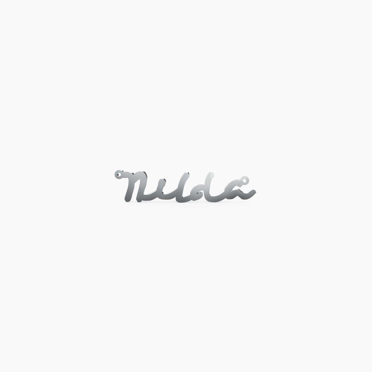 14K Solid Gold Cursive Name Necklace - The Cuban Link King