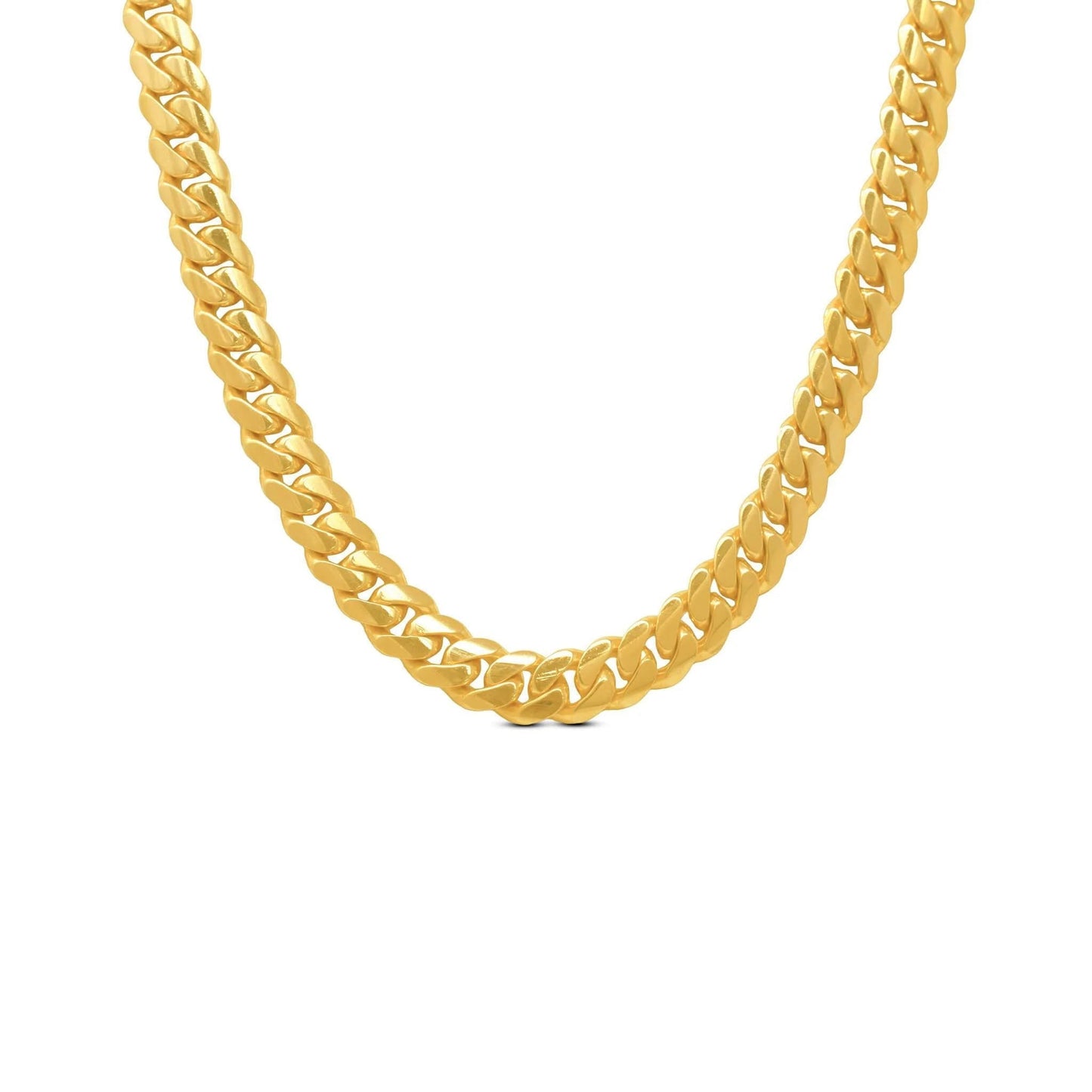 14mm Miami Cuban Link Bracelet in 10K Solid Yellow Gold - The Cuban Link King in Miami