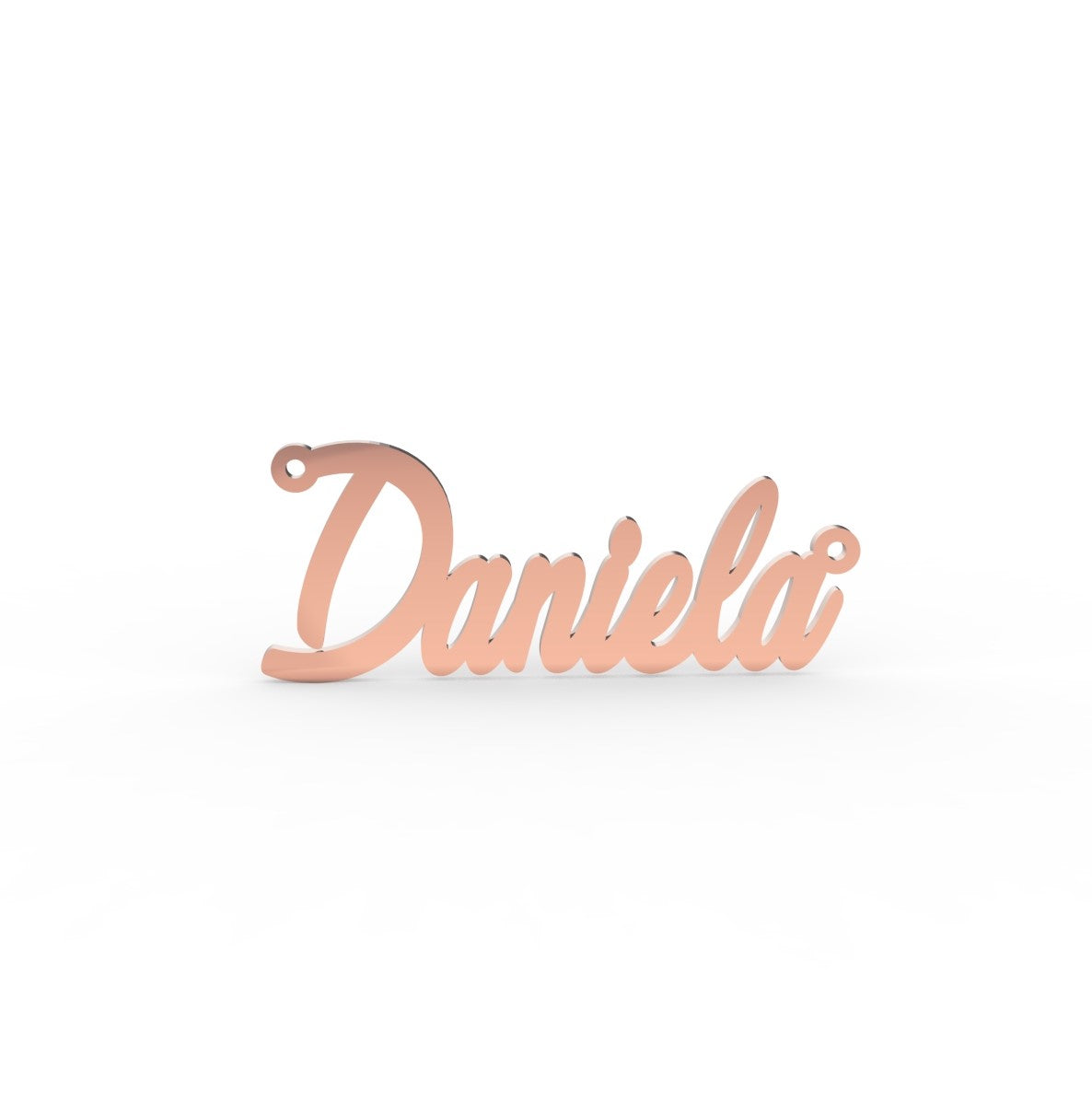 14K Cursive Solid Gold Name Pendant - The Cuban Link King