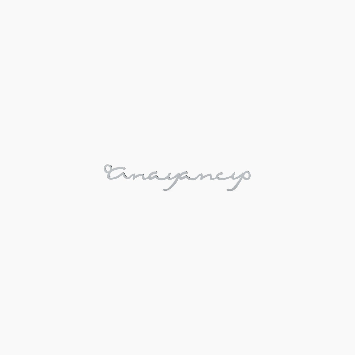 14K Solid Gold Cursive Name Necklace - The Cuban Link King