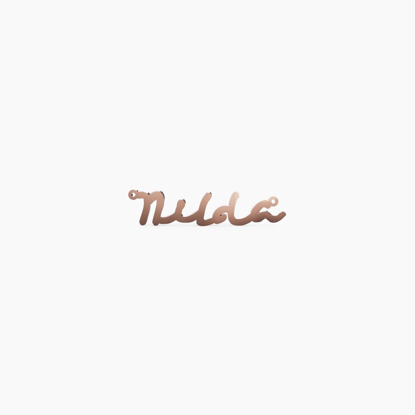 14K Solid Gold Cursive Name Necklace - The Cuban Link King