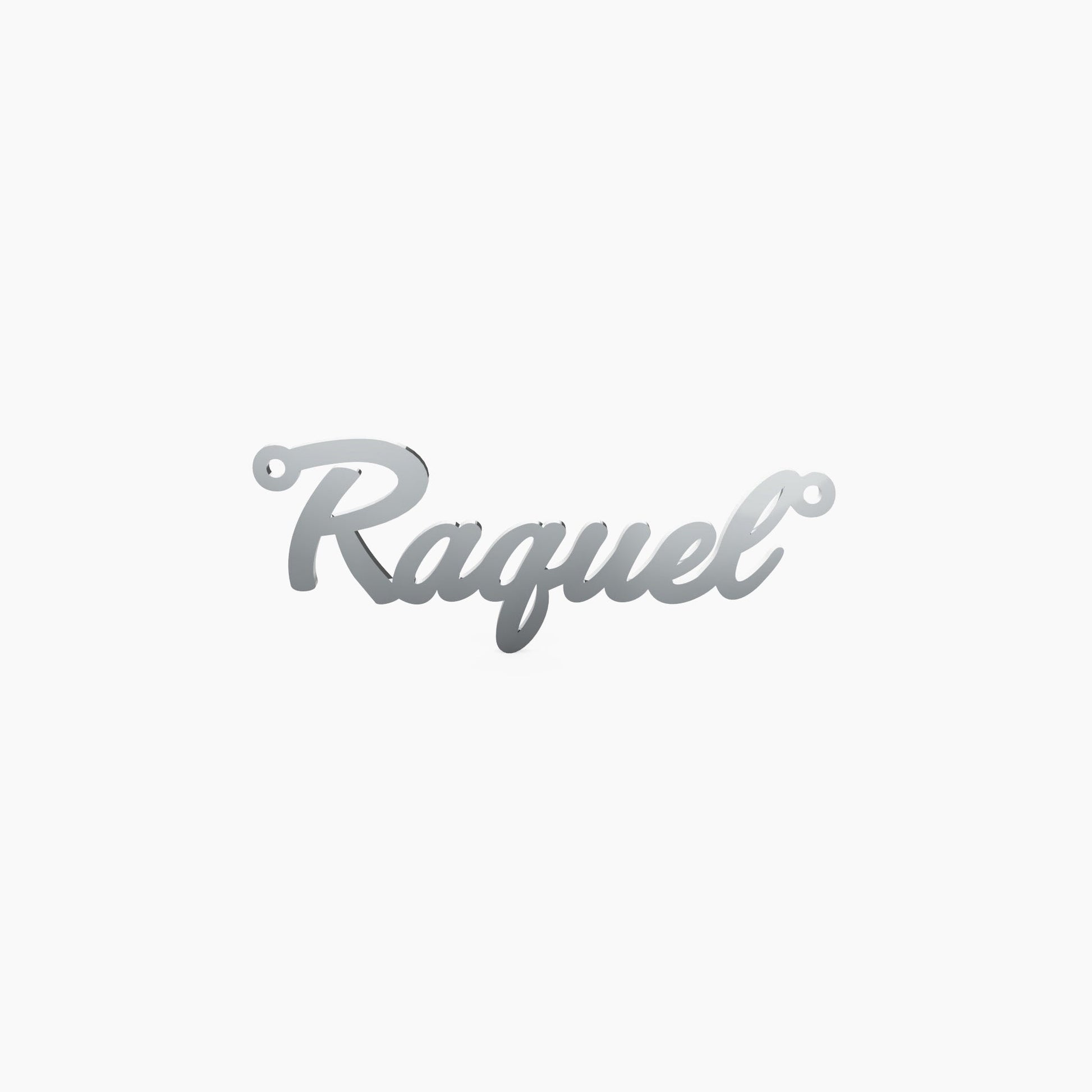 14K Solid Gold Cursive Name Necklace - The Cuban Link King