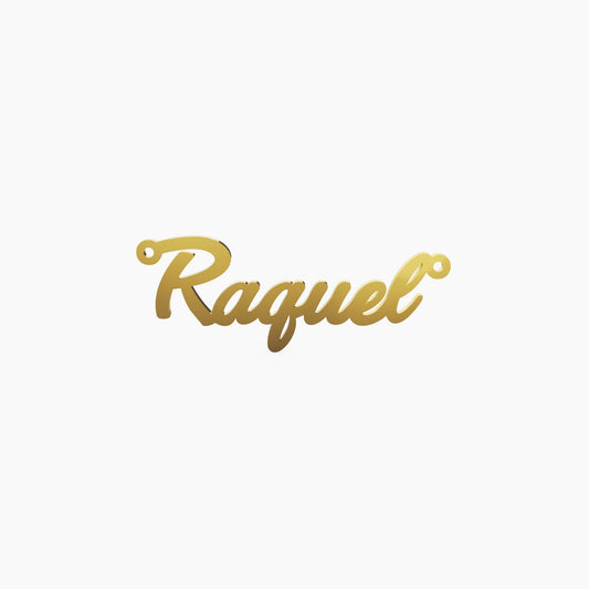 14K Solid Gold Cursive Name Necklace - The Cuban Link King