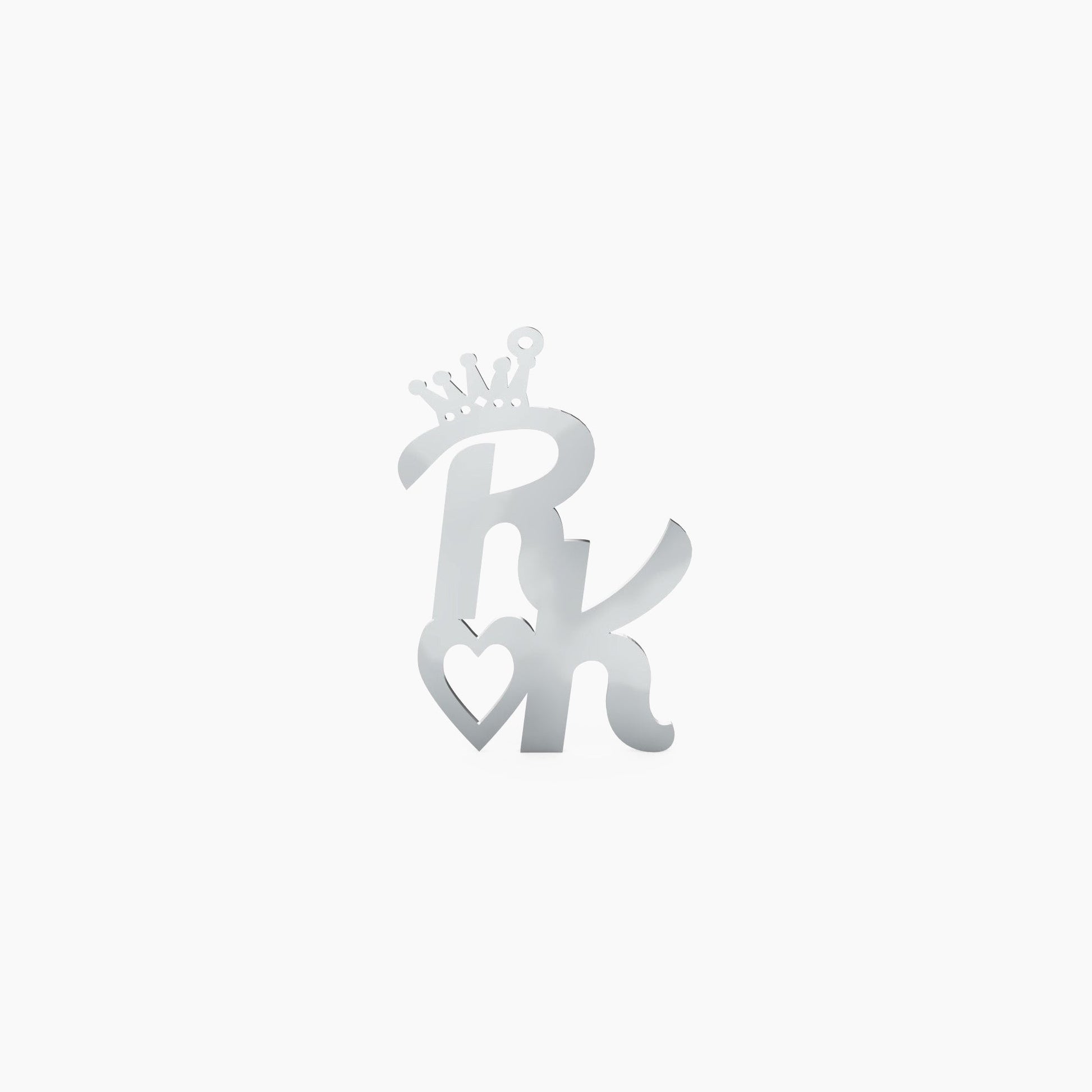 14K Gold Letters Pendant - The Cuban Link King